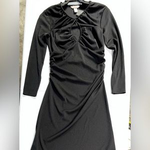 Sexy Cut Out Black Dress